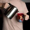 Silver Buffalo Classic Ouija Board Inspired Mystifying Oracle Good Bye Scary Ceramic Black Mug, 20 Ounces(Chucky Friends Til The End)