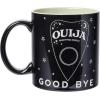 Silver Buffalo Classic Ouija Board Inspired Mystifying Oracle Good Bye Scary Ceramic Black Mug, 20 Ounces(Ouija Board)