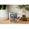 Silver Buffalo Disney Alice in Wonderland Ceramic Mug Featuring Alice and the Cheshire Cat, 25 Ounces(25 Ounces (Pack of 12))