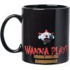 Silver Buffalo Disney Alice in Wonderland Cheshire Cat Curiouser and Curiouser Heat Reveal Ceramic Mug, 20 Ounces(Chucky)
