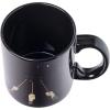 Silver Buffalo Disney Alice in Wonderland Cheshire Cat Curiouser and Curiouser Heat Reveal Ceramic Mug, 20 Ounces(Harry Potter Wand)
