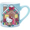 Silver Buffalo Disney Alice in Wonderland Cheshire Cat Curiouser and Curiouser Heat Reveal Ceramic Mug, 20 Ounces(Hello Kitty Gingerbread)