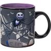 Silver Buffalo Disney Alice in Wonderland Cheshire Cat Curiouser and Curiouser Heat Reveal Ceramic Mug, 20 Ounces(Nightmare Before Christmas: Graveyard)