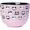 Silver Buffalo Disney Alice in Wonderland Featuring Mad Hatter, Cheshire Cat, and White Rabbit Ceramic Ramen Noodle Rice Bowl with Chopsticks and Spoon, Microwave Safe, 20 Ounces(Nightmare Before Christmas Jack’s Different Emotions Spoon)