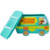 Silver Buffalo Disney Alice in Wonderland Flowers and Mushrooms Glass Cookie Snack Candy Jar with Lid (Small)(Scooby Doo Mystery Machine Small (Ceramic Sculpted))