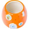 Silver Buffalo Disney Alice in Wonderland Flowers and Mushrooms Glass Cookie Snack Candy Jar with Lid (Small)(Spongebob Squarepants (Ceramic Sculpted))