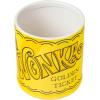 Silver Buffalo Disney Alice in Wonderland Flowers and Mushrooms Glass Cookie Snack Candy Jar with Lid (Small)(Willy Wonka The Golden Ticket (Ceramic))