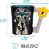 Silver Buffalo Disney Kingdom Hearts Mickey and Sora 3D Sculpted Ceramic Mug, 20-Ounces(20oz Mickey and Sora)