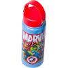 Silver Buffalo Disney Lilo and Stitch “Aloha” Stainless Steel Water Bottle with Swivel Handle, 20 Ounces(Avengers)