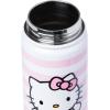 Silver Buffalo Disney Lilo and Stitch “Aloha” Stainless Steel Water Bottle with Swivel Handle, 20 Ounces(Hello Kitty)