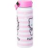 Silver Buffalo Disney Lilo and Stitch “Aloha” Stainless Steel Water Bottle with Swivel Handle, 20 Ounces(Hello Kitty)