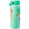 Silver Buffalo Disney Lilo and Stitch “Aloha” Stainless Steel Water Bottle with Swivel Handle, 20 Ounces(Lilo and Stitch)
