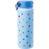Silver Buffalo Disney Lilo and Stitch “Aloha” Stainless Steel Water Bottle with Swivel Handle, 20 Ounces(Rainbow Brite)