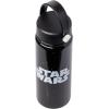 Silver Buffalo Disney Lilo and Stitch “Aloha” Stainless Steel Water Bottle with Swivel Handle, 20 Ounces(Star Wars)