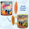 Silver Buffalo Disney Lilo and Stitch Beauty and the Beast Costume Be Our Guest Ceramic Mug, 20 Ounces(3D Sculpted Surfboard Handle (20 Ounces))