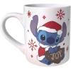 Silver Buffalo Disney Lilo and Stitch Beauty and the Beast Costume Be Our Guest Ceramic Mug, 20 Ounces(Dressed as Santa Glitter (14 Ounces))
