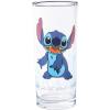 Silver Buffalo Disney Lilo and Stitch Blue Floral 4pc Tumbler Glass Set, 10-ounces