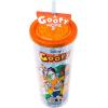 Silver Buffalo Disney Lilo and Stitch Cosmic Surfer Plastic Cold Cup with Lid and Straw Topper, 24 Ounces(A Goofy Movie)