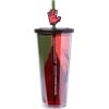 Silver Buffalo Disney Lilo and Stitch Cosmic Surfer Plastic Cold Cup with Lid and Straw Topper, 24 Ounces(A Nightmare On Elm Street)
