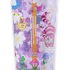 Silver Buffalo Disney Lilo and Stitch Cosmic Surfer Plastic Cold Cup with Lid and Straw Topper, 24 Ounces(Alice in Wonderland Wild Flowers)