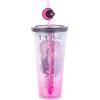 Silver Buffalo Disney Lilo and Stitch Cosmic Surfer Plastic Cold Cup with Lid and Straw Topper, 24 Ounces(Buffy the Vampire Slayer)