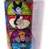 Silver Buffalo Disney Lilo and Stitch Cosmic Surfer Plastic Cold Cup with Lid and Straw Topper, 24 Ounces(Disney Villains)
