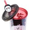 Silver Buffalo Disney Lilo and Stitch Cosmic Surfer Plastic Cold Cup with Lid and Straw Topper, 24 Ounces(Friday the 13th)