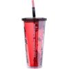 Silver Buffalo Disney Lilo and Stitch Cosmic Surfer Plastic Cold Cup with Lid and Straw Topper, 24 Ounces(Friday the 13th)