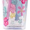 Silver Buffalo Disney Lilo and Stitch Cosmic Surfer Plastic Cold Cup with Lid and Straw Topper, 24 Ounces(Lilo and Stitch Aloha)