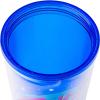 Silver Buffalo Disney Lilo and Stitch Cosmic Surfer Plastic Cold Cup with Lid and Straw Topper, 24 Ounces(Lilo and Stitch Cosmic Surfer)