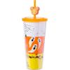 Silver Buffalo Disney Lilo and Stitch Cosmic Surfer Plastic Cold Cup with Lid and Straw Topper, 24 Ounces(Mickey Mouse Halloween)