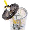 Silver Buffalo Disney Lilo and Stitch Cosmic Surfer Plastic Cold Cup with Lid and Straw Topper, 24 Ounces(Tigger)