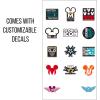 Silver Buffalo Disney Mickey Classic Varsity Twist Spout Plastic Water Bottle with Stickers You Stick Yourself, Red, 32 Ounces(Disney Mickey Classic Varsity)