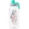 Silver Buffalo Disney Mickey Classic Varsity Twist Spout Plastic Water Bottle with Stickers You Stick Yourself, Red, 32 Ounces(Disney Princess & Group)