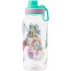 Silver Buffalo Disney Mickey Classic Varsity Twist Spout Plastic Water Bottle with Stickers You Stick Yourself, Red, 32 Ounces(Disney Princess & Group)