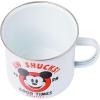 Silver Buffalo Disney Mickey Mouse Aw Shucks Whoopee Enamel Camper Mug, 21 Ounces