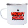 Silver Buffalo Disney Mickey Mouse Aw Shucks Whoopee Enamel Camper Mug, 21 Ounces
