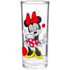 Silver Buffalo Disney Minnie Red Stripe Dots 4 Pack Tumbler Glass Set, 10 Ounces