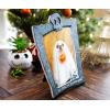 Silver Buffalo Disney Nightmare Before Christmas All Hail the Pumpkin King Tombstone Photo Picture Frame, Grey, 4 x 6 Inches(Nightmare Before Christmas)