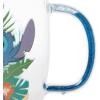 Silver Buffalo Disney Nightmare Before Christmas Forever and Always Glitter Handle Glass Mug, 14 Ounces(Lilo and Stitch)