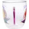 Silver Buffalo Disney Nightmare Before Christmas Forever and Always Glitter Handle Glass Mug, 14 Ounces(Little Mermaid)