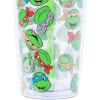 Silver Buffalo Disney Nightmare Before Christmas “Forever and Always” Spill Resistant Plastic Tumbler Featuring Jack Skellington and Sally, 20 Ounces(Multicolor)