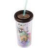 Silver Buffalo Disney Nightmare Before Christmas “Forever and Always” Tall Cold Cup with Lid and Straw Featuring Jack Skellington and Sally, 20 Ounces