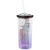 Silver Buffalo Disney Nightmare Before Christmas “Forever and Always” Tall Cold Cup with Lid and Straw Featuring Jack Skellington and Sally, 20 Ounces