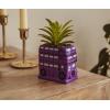 Silver Buffalo Disney Nightmare Before Christmas Jack Skellington Decorative Artificial Faux Greenery Plant in Ceramic(Knight Bus)