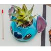Silver Buffalo Disney Nightmare Before Christmas Jack Skellington Decorative Artificial Faux Greenery Plant in Ceramic(Lilo and Stitch)