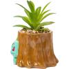 Silver Buffalo Disney Nightmare Before Christmas Jack Skellington Decorative Artificial Faux Greenery Plant in Ceramic(Pokemon Bulbasaur Tree)