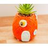 Silver Buffalo Disney Nightmare Before Christmas Jack Skellington Decorative Artificial Faux Greenery Plant in Ceramic(Spongebob’s Pineapple House)