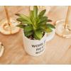 Silver Buffalo Disney Nightmare Before Christmas Jack Skellington Decorative Artificial Faux Greenery Plant in Ceramic(World’s Best Boss)
