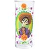 Silver Buffalo Disney Pixar Coco Day of the Dead Design 4 Pack Tumbler Glass Set, 10 Ounces